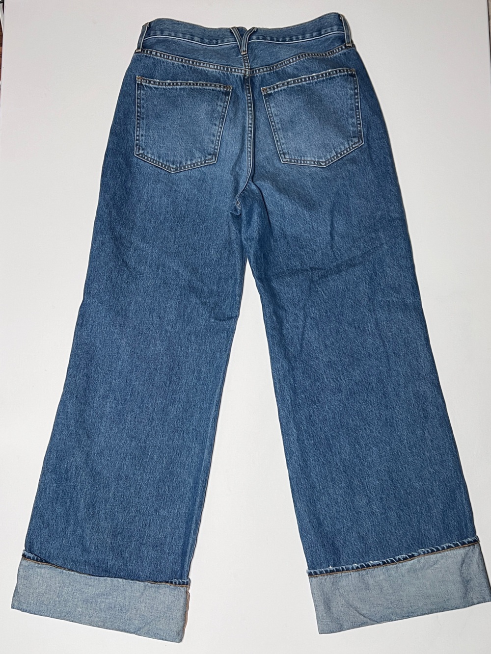 Veronica Beard Taylor High Rise Relaxed Wide Leg Jeans in Rebel Stone 30 - Picture 5 of 9